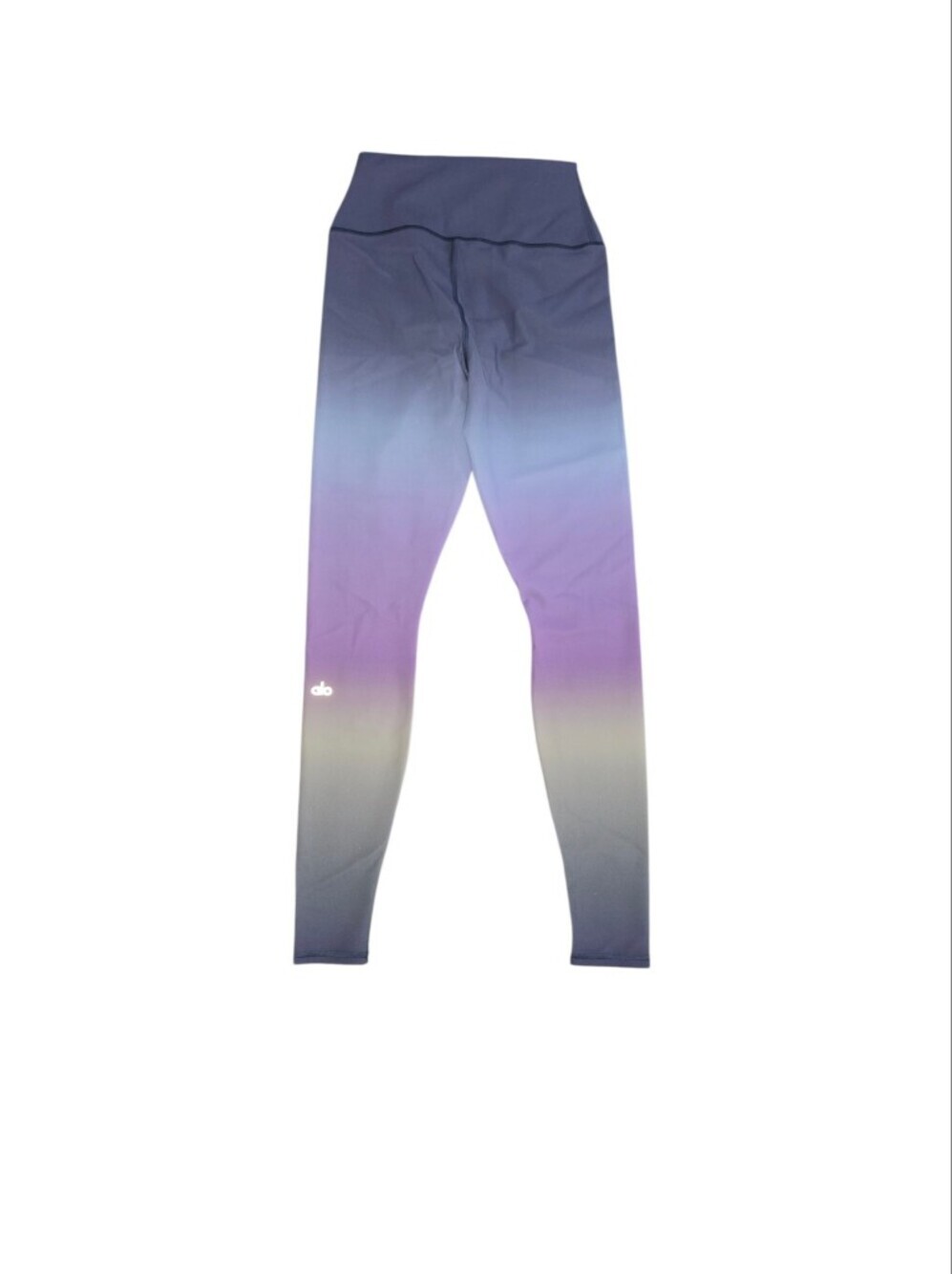 Alo Yoga Vapor Gradient Ombre Leggings in Lavender and Blue Size S - Picture 2 of 6